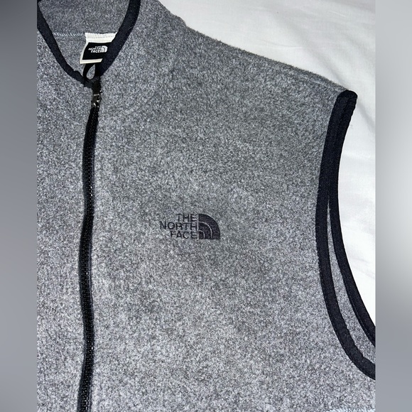 The North Face Grey Fleece Vest - Picture 2 of 3